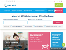 Tablet Screenshot of pracujwunii.pl